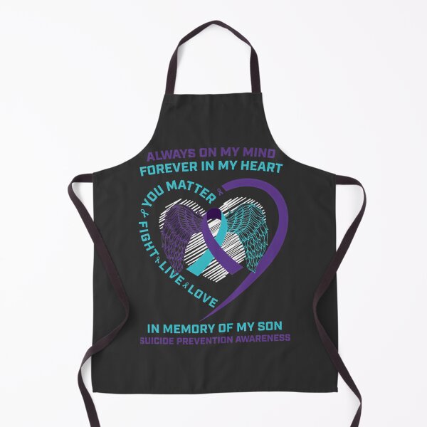 Item preview, Suicide Awareness Semicolon Design - In Memory of My Son, You Matter Message designed and sold by Haleem Salama.