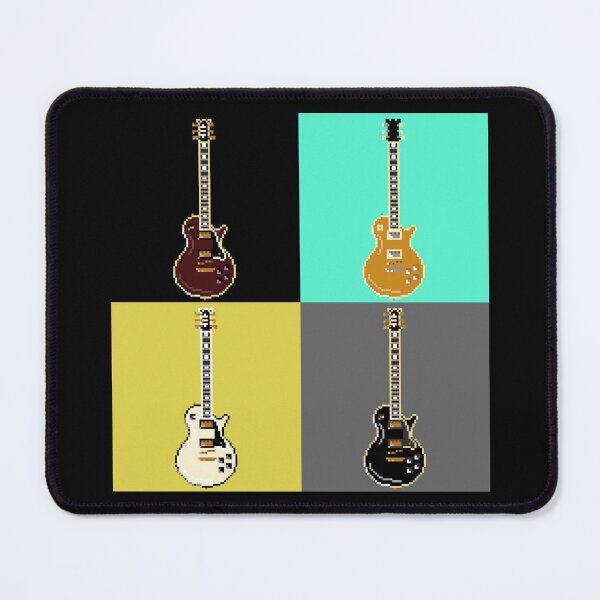 Item preview, Guitars Pixel Art – Retro Electric Guitar Design designed and sold by OpenTabsDesigns.