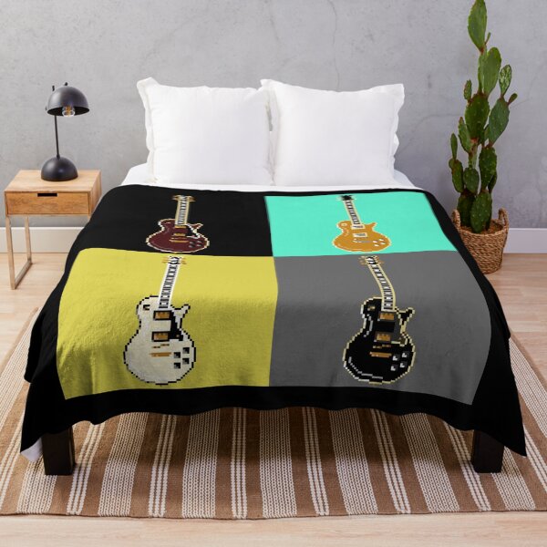 Item preview, Guitars Pixel Art – Retro Electric Guitar Design designed and sold by OpenTabsDesigns.