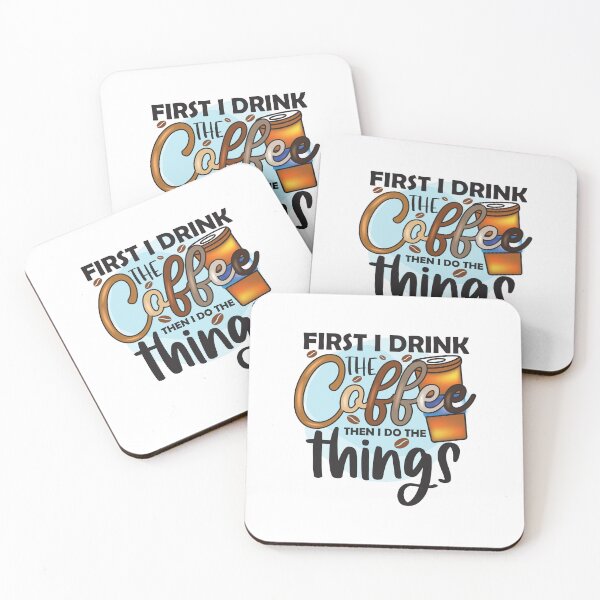 Item preview, First Coffee Then I Do Things designed and sold by CleanDecor.