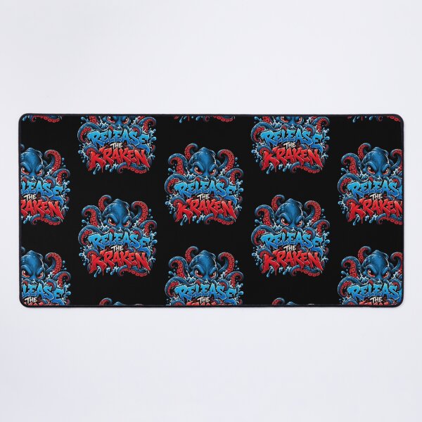 Item preview, Release The Kraken - Kraken Kawaii Graffiti Streetwear designed and sold by Visual Dept..