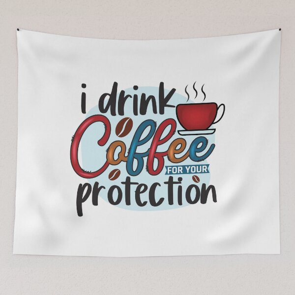 Item preview, Coffee For Everyone's Safety And Protection designed and sold by CleanDecor.