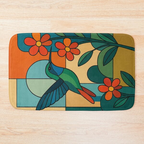 Item preview, Hummingbird Illustration – Colourful Tropical Bird Wildlife Art designed and sold by GalleryKauffeld.