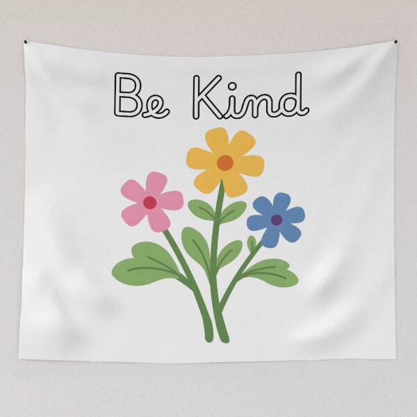Artikelvorschau, Be Kind (floral design) entworfen und verkauft von lovewhatyoudo.