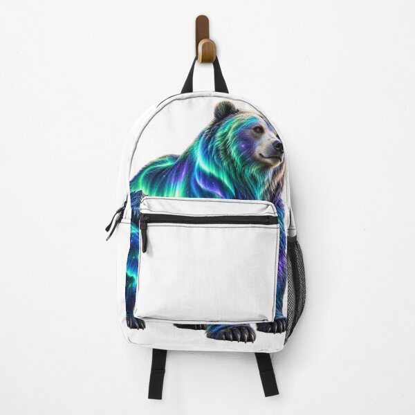 Item preview, Bear With Northern Lights Across Its Fur – Aurora Borealis Arctic Wildlife Design designed and sold by okay 2 look .