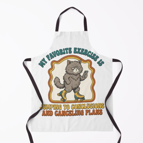 Item preview, My favorite exercise is jumping to conclusions and canceling plans. designed and sold by jrzvibe.