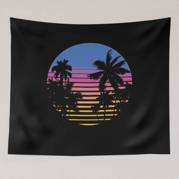 Item preview, Palm Trees Retro 80s 90s Florida Miami Vintage Palms designed and sold by Lenny Stahl.