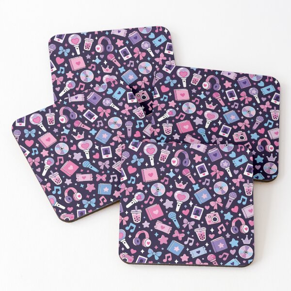 Item preview, K-Pop Fan Life – Cute Seamless Music Pattern designed and sold by therockstuff.