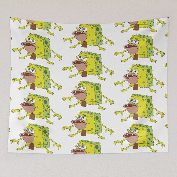 Item preview, Caveman SpongeBob  designed and sold by LuloCreative.