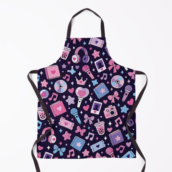 Item preview, K-Pop Fan Life – Cute Seamless Music Pattern designed and sold by therockstuff.