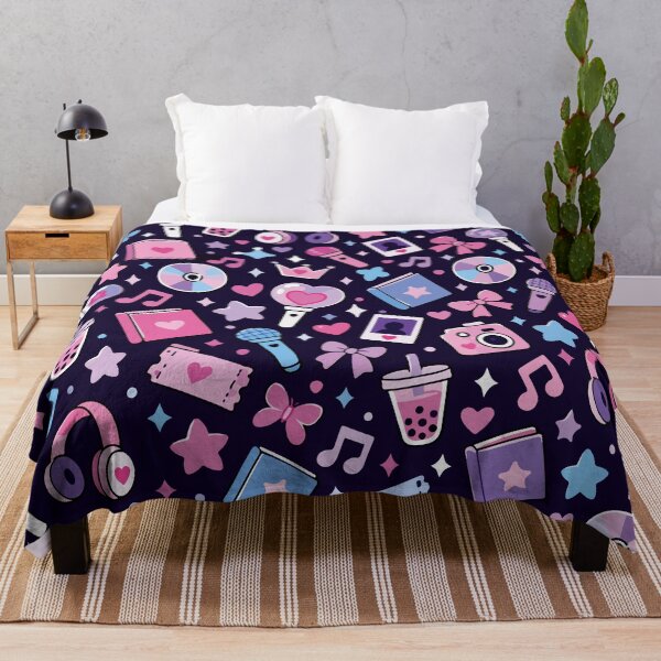 Item preview, K-Pop Fan Life – Cute Seamless Music Pattern designed and sold by therockstuff.