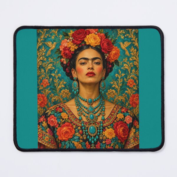 Item preview, Frida Kahlo Mexican Floral Portrait  designed and sold by TeeARTHY.