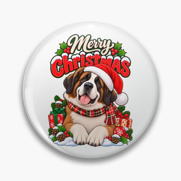 Artikelvorschau, Weihnachtsgeschenk für den Bernhardiner: Weihnachtsmannmütze für Hunde entworfen und verkauft von BDLuck2021.