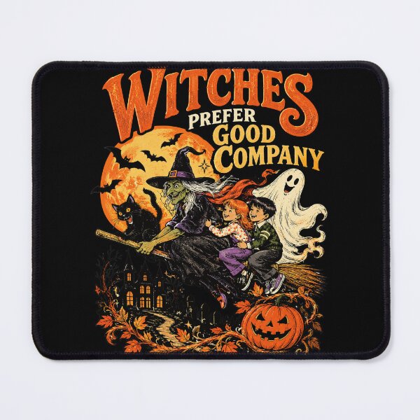 Item preview, Witches Prefer Good Company Halloween designed and sold by TeeARTHY.