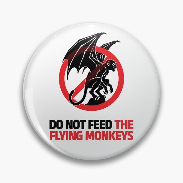 Item preview, Do Not Feed The Flying Monkeys Narcissistic Abuse Survivor designed and sold by QuirkyGuacamole.