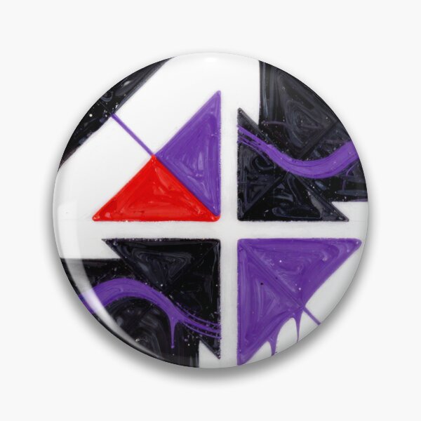 Item preview, dark triangle drips colorful geometric abstract design designed and sold by SmashingDeals.