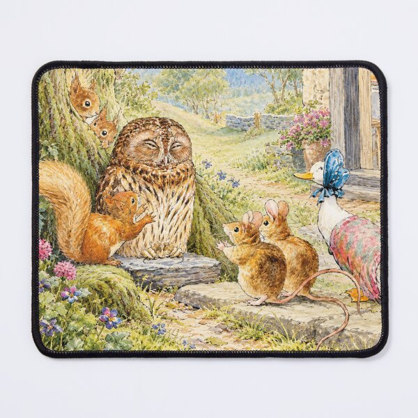Aperçu de l'œuvre Beatrix Potter Hibou Jemima Duck Imprimé créée et vendue par Blue Robin.
