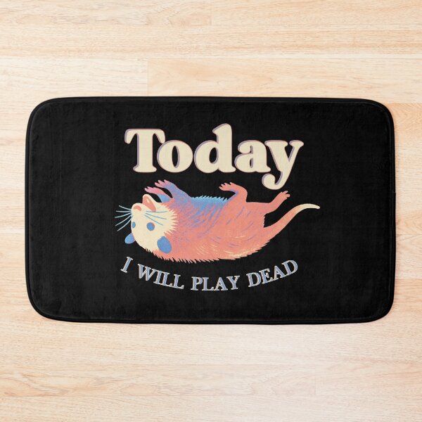 Item preview, Funny Opossum Play Dead Retro Vintage Aesthetic | Light Ink Edition designed and sold by SunandShade.