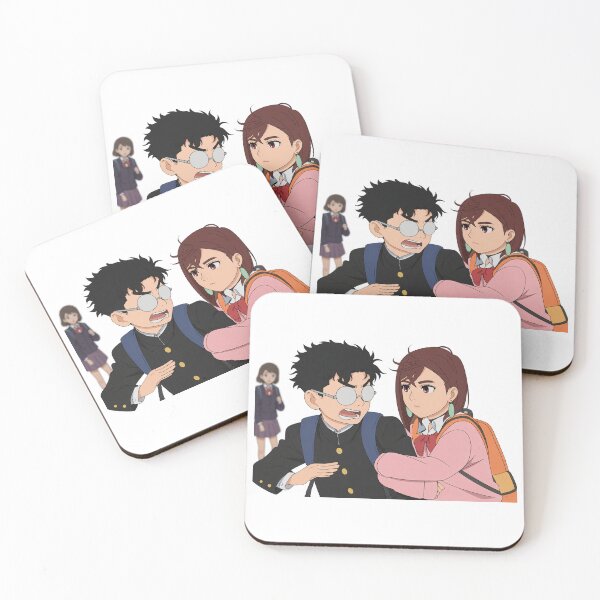 Item preview, Momo and Okarun Rush designed and sold by Migi-Desu.