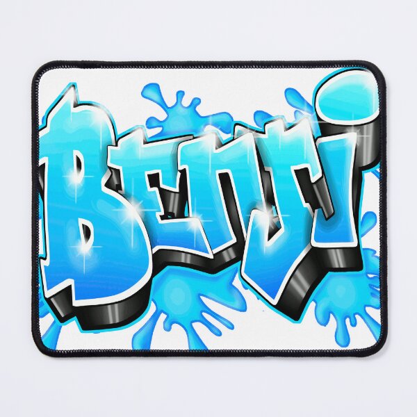 Item preview, BENJI Graffiti Name — Personalised Custom Name Gift designed and sold by BlachGallery.