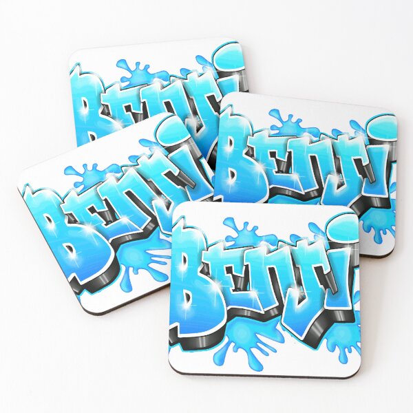 Aperçu de l'œuvre BENJI Graffiti Prénom — Cadeau Prénom Personnalisé créée et vendue par BlachGallery.