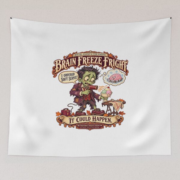 Item preview, THE IRRATIONAL FRIGHTS COLLECTION - MONSTERS, REAPERS & OTHER WORRIERS - BRAIN FREEZE FRIGHT designed and sold by WheelieGdArt.