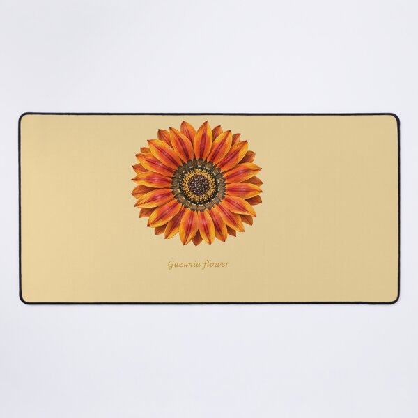Item preview, Vintage Gazania Flower Romantic Botanical Design designed and sold by Enas Safi.