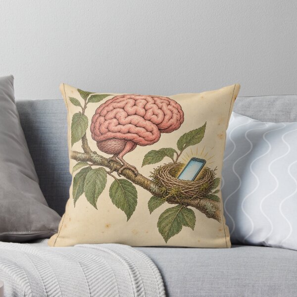 Item preview, Cerebrum Scrollus The Common Brainrot - Vintage Field Guide designed and sold by ManxCatAndy.