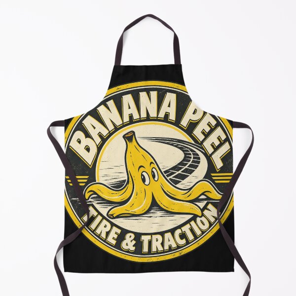 Item preview, Banana Peel Tire & Traction Vintage Kart Racing Parody designed and sold by GhostDawgs.