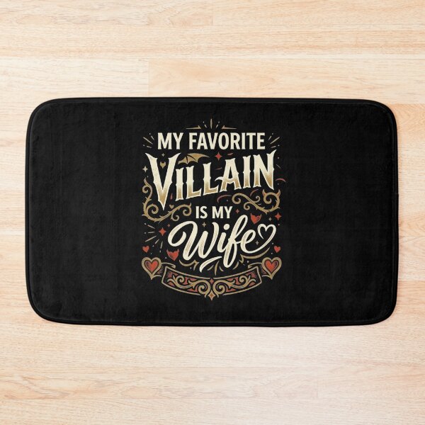 Item preview, My Favorite Villain is My Wife Marriage Humor designed and sold by Mateusz Majcherek.