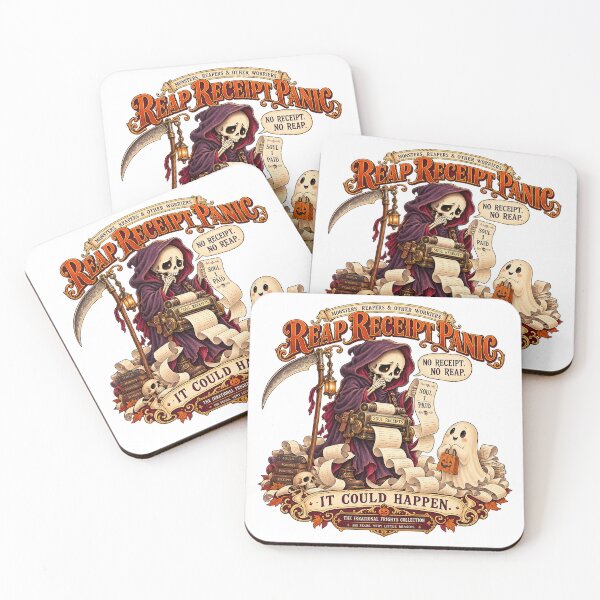 Item preview, THE IRRATIONAL FRIGHTS COLLECTION - MONSTERS, REAPERS & OTHER WORRIERS - REAP RECEIPT PANIC designed and sold by WheelieGdArt.
