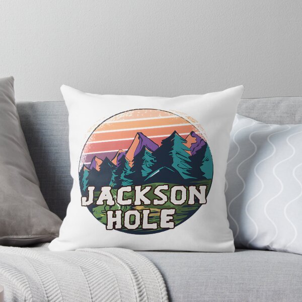 Item preview, Jackson Hole Wyoming Vintage Style Travel Art Print designed and sold by nirajsham.