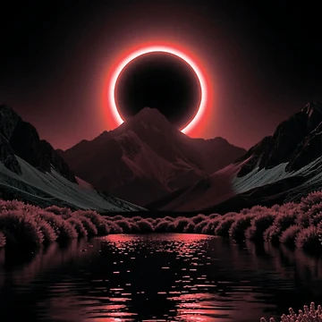 Artwork thumbnail, Solar eclipse by MagelliShop