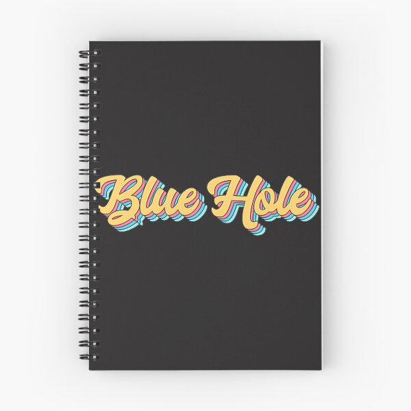 Item preview, Blue Hole Retro Yellow Script Design - Vintage Style Perfect Gift designed and sold by nirajsham.