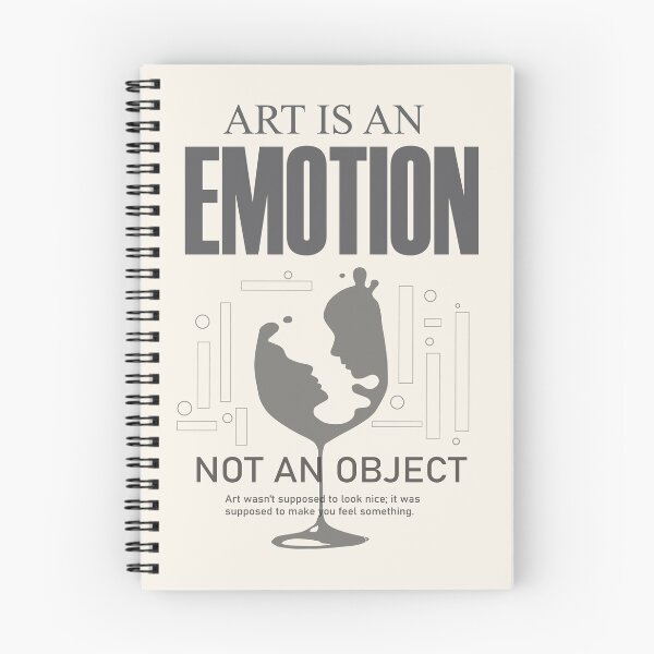 Item preview, Art Is An Emotion Not An Object - Aesthetic Artist Quote T-Shirt designed and sold by Sanjoy2020.