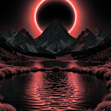 Artwork thumbnail, Solar eclipse by MagelliShop