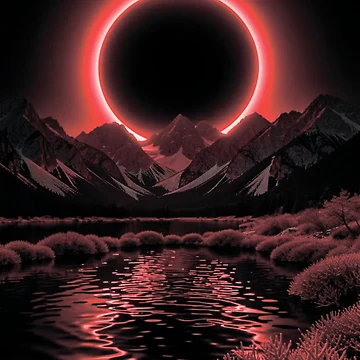 Artwork thumbnail, Solar eclipse by MagelliShop