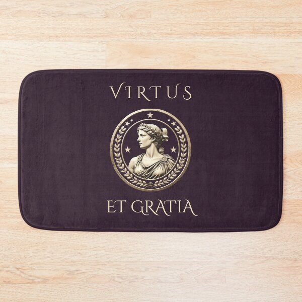 Item preview, Virtus et Gratia – Virtue and Grace Latin Classical Roman Medallion designed and sold by semenol.