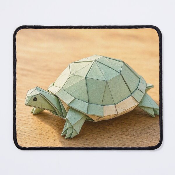 Item preview, Geometric Sage Green Origami Turtle  designed and sold by BlueBerry45.