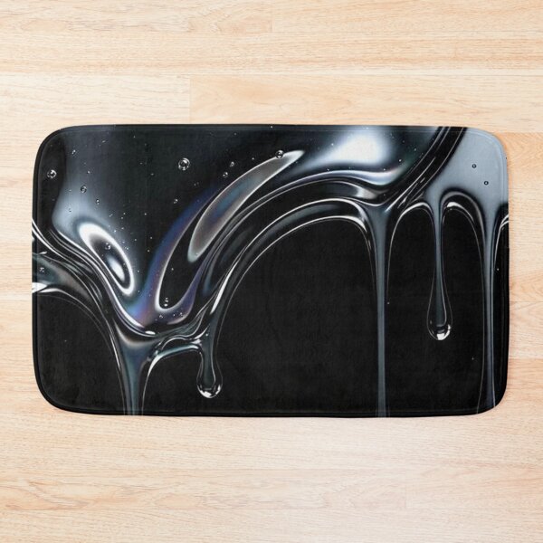 Item preview, Liquid Chrome Dripping Metallic Silver Holographic Texture    designed and sold by Stone-T .