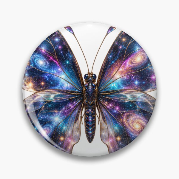 Item preview, Butterfly With Transparent Cosmic Wings – Celestial Galaxy Nature Art designed and sold by okay 2 look .