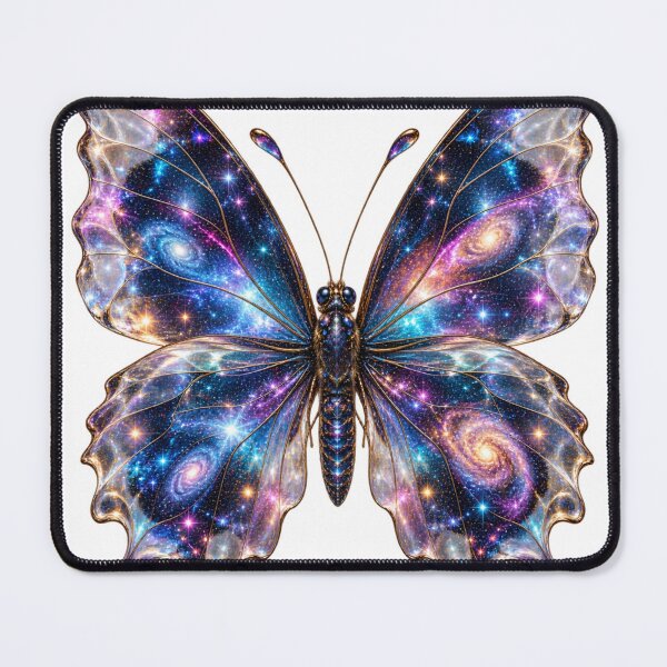 Item preview, Butterfly With Transparent Cosmic Wings – Celestial Galaxy Nature Art designed and sold by okay 2 look .