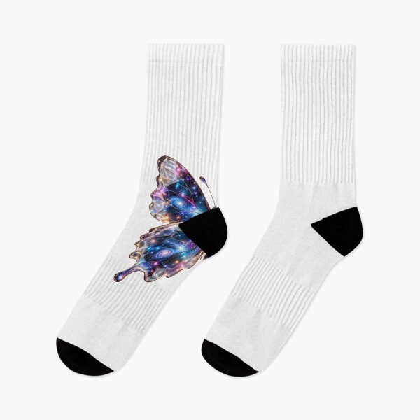 Item preview, Butterfly With Transparent Cosmic Wings – Celestial Galaxy Nature Art designed and sold by okay 2 look .