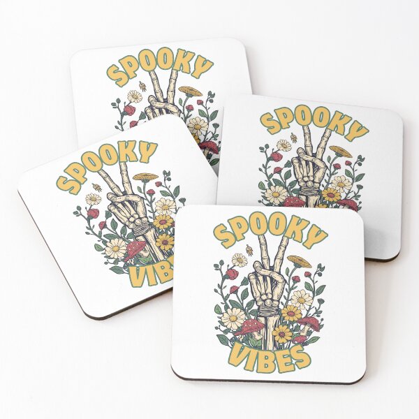 Item preview, Vintage Floral Skeleton Hand Spooky Vibes Halloween designed and sold by ArtsyExplorer.