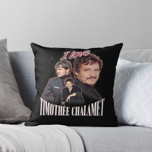 Item preview, I Love Timothée Chalamet and Pedro Pascal Cursed Fan Collage Art Design designed and sold by SimTaz.