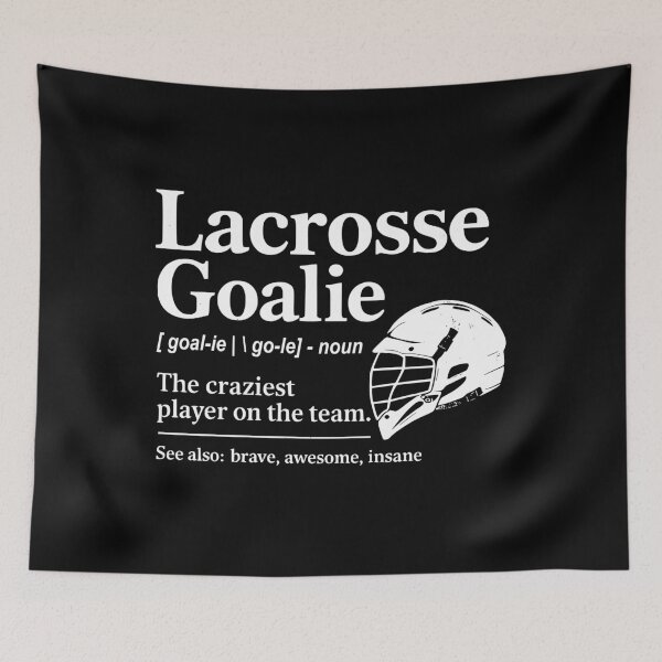 Item preview, lacrosse goalie designed and sold by kiakuki.
