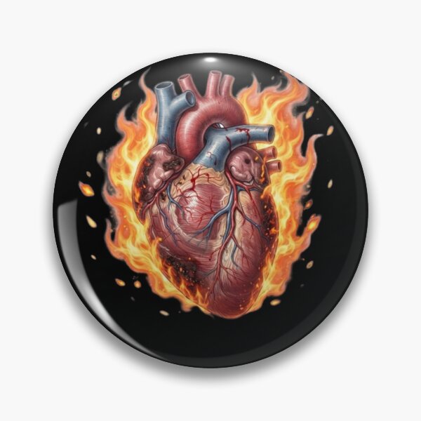Item preview, My heart is burning designed and sold by BiaSMartins.