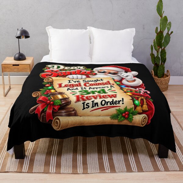 Item preview, DEAR SANTA, I’VE SOUGHT LEGAL COUNSEL… designed and sold by signshirtz.