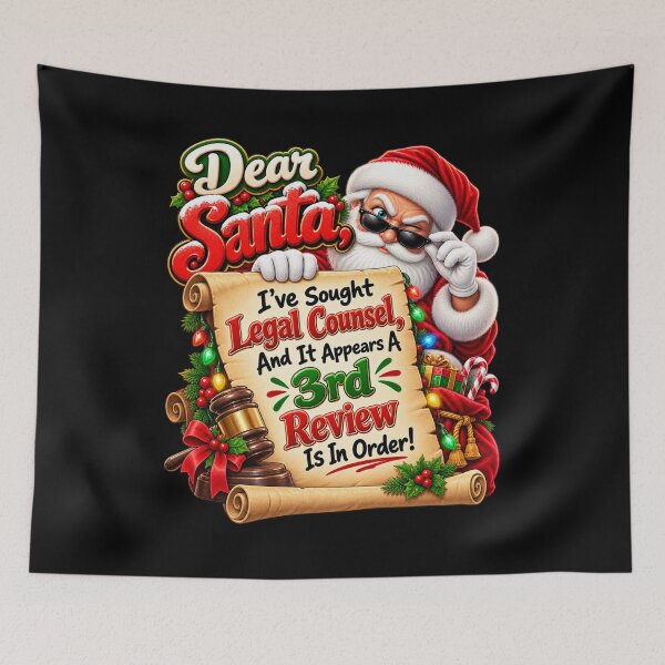 Item preview, QUERIDO PAPÁ NOEL, HE BUSCADO ASESORÍA LEGAL… designed and sold by signshirtz.