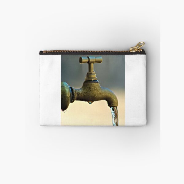 Item preview, Vintage Antique Tap Faucet with Running Water Illustration designed and sold by SimTaz.